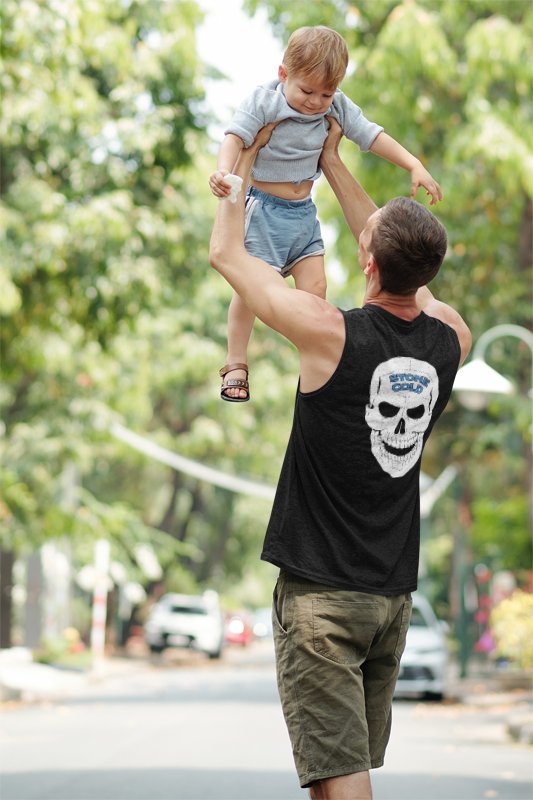 Load image into Gallery viewer, Stone Cold Steve Austin Sleeveless 3:16 White Skull Mens Black T-shirt Sports Mem, Cards & Fan Shop > Fan Apparel & Souvenirs > Wrestling by EWS | Extreme Wrestling Shirts