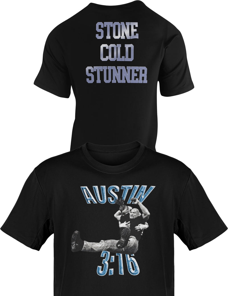 Load image into Gallery viewer, Stone Cold Steve Austin Stunner 316 T-shirt-S by EWS | Extreme Wrestling Shirts