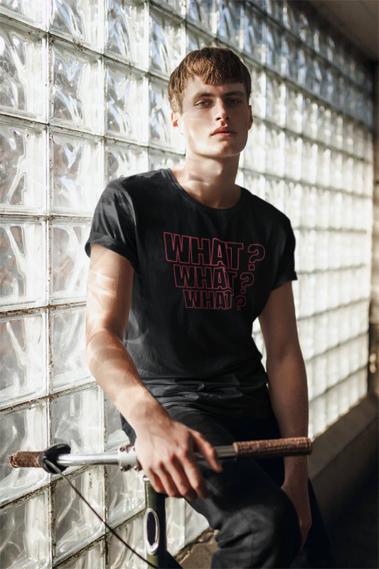 Load image into Gallery viewer, Stone Cold Steve Austin What? Mens Black T-shirt by WWE | Extreme Wrestling Shirts