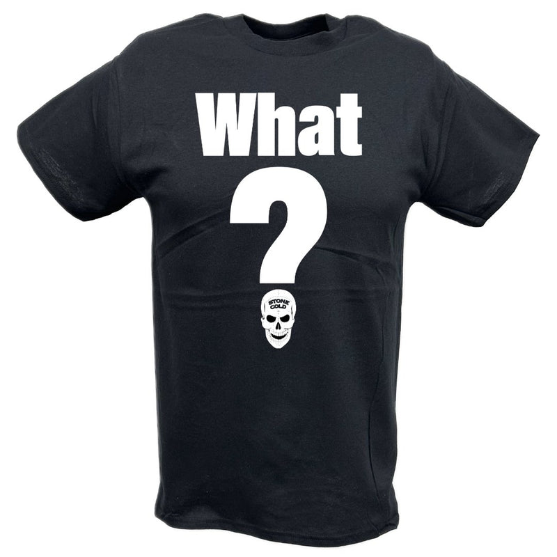 Load image into Gallery viewer, Stone Cold Steve Austin What? Smoking Skull Mens T-shirt Sports Mem, Cards & Fan Shop > Fan Apparel & Souvenirs > Wrestling by Hybrid Tees | Extreme Wrestling Shirts