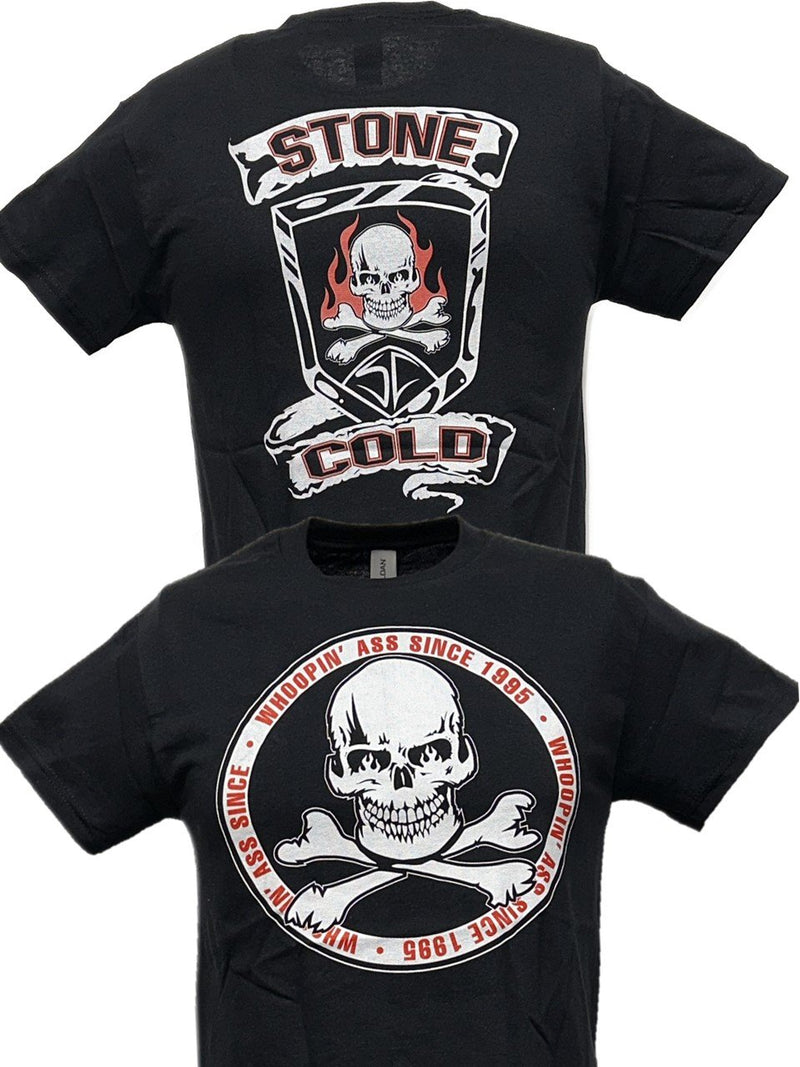 Load image into Gallery viewer, Stone Cold Steve Austin Whoopin A** Since 1995 Black T-shirt by WWE | Extreme Wrestling Shirts