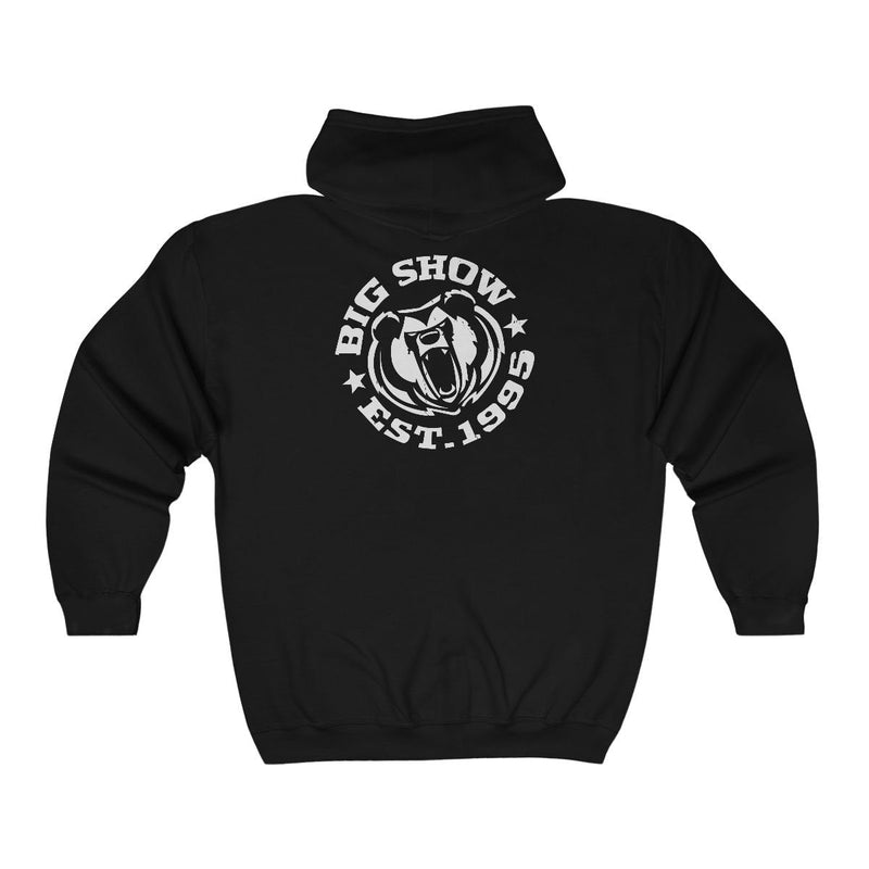 Load image into Gallery viewer, The Big Show Est 1995 Black Zipper Hoody by EWS | Extreme Wrestling Shirts