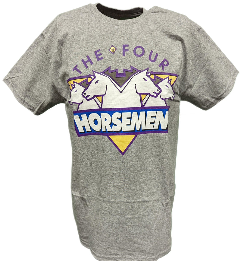 Load image into Gallery viewer, The Four Horsemen WCW Mens Gray T-shirt Sports Mem, Cards & Fan Shop > Fan Apparel & Souvenirs > Wrestling by WWE | Extreme Wrestling Shirts