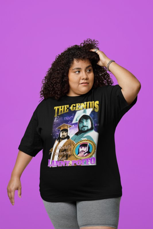 Load image into Gallery viewer, The Genius Leapin Lanny Poffo Worlds Smartest Man T-shirt by EWS | Extreme Wrestling Shirts