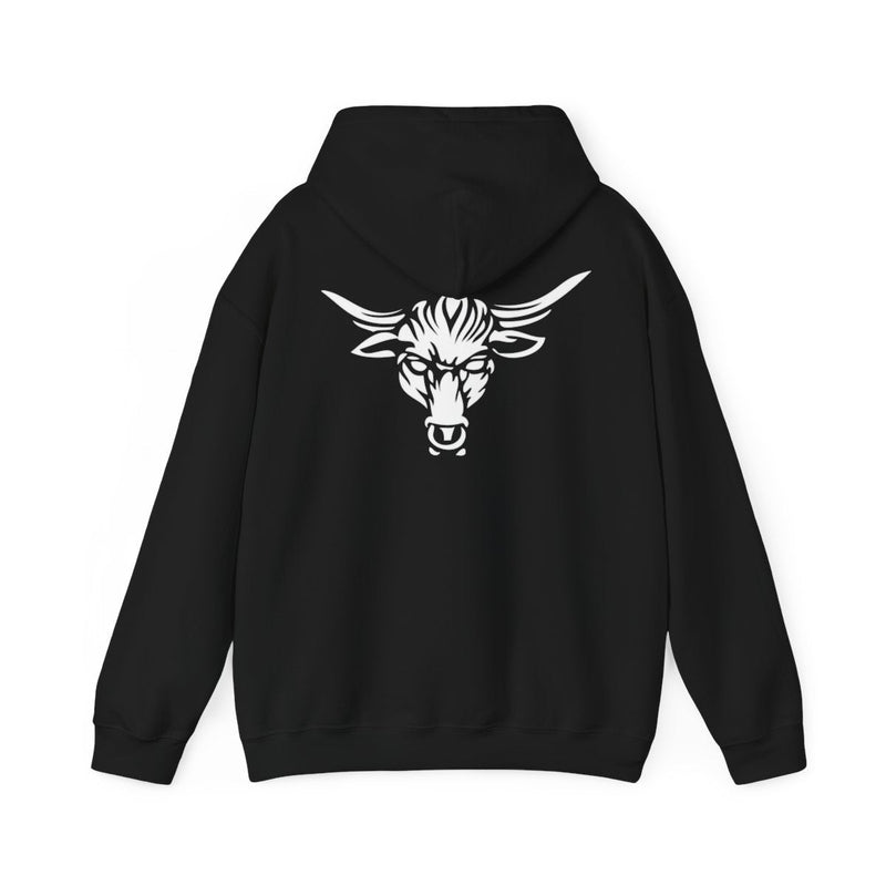 Load image into Gallery viewer, The Rock FInal Boss Brahma Bull Black Pullover Hoody by EWS | Extreme Wrestling Shirts