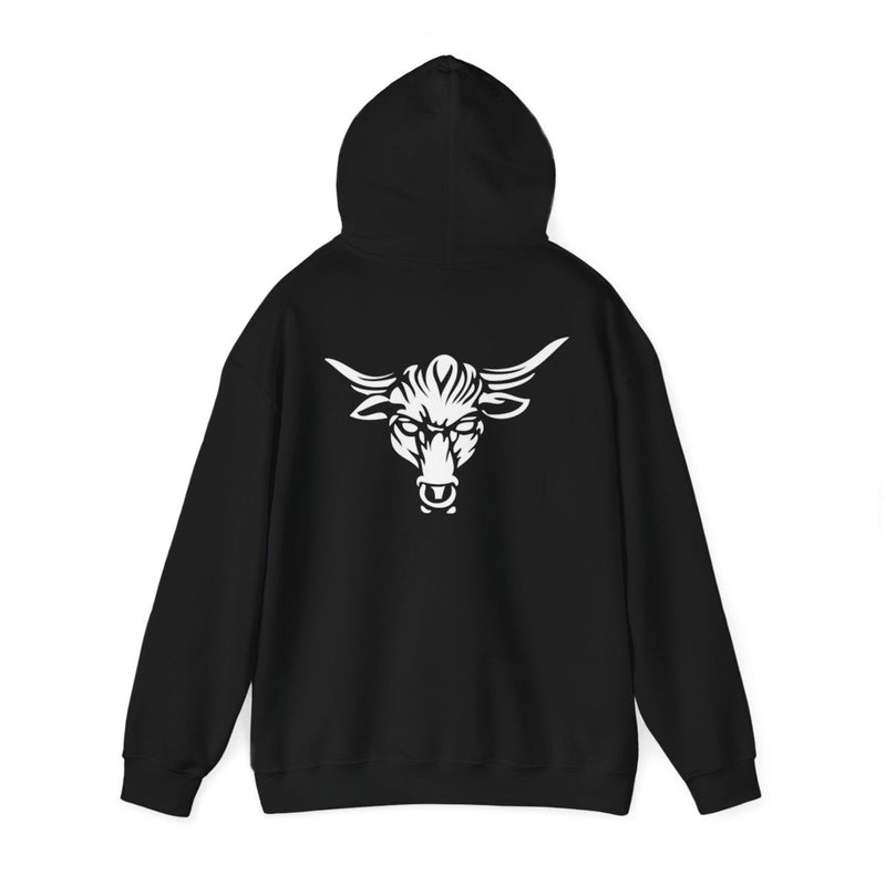 Load image into Gallery viewer, The Rock FInal Boss Brahma Bull Black Pullover Hoody by EWS | Extreme Wrestling Shirts