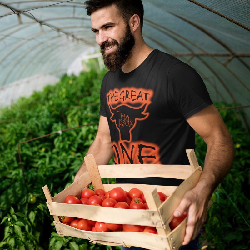 Load image into Gallery viewer, The Rock Great One Black T-shirt by EWS | Extreme Wrestling Shirts