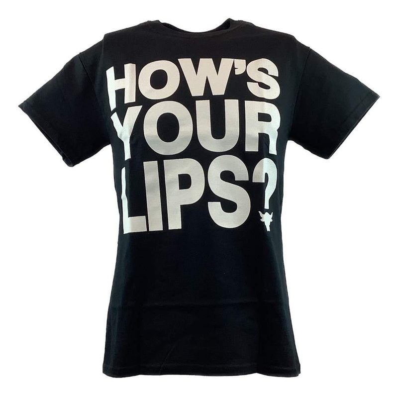 Load image into Gallery viewer, The Rock Hows Lips Gonna Get Gonna Slapped Off Your Face T-shirt Sports Mem, Cards & Fan Shop > Fan Apparel & Souvenirs > Wrestling by Hybrid Tees | Extreme Wrestling Shirts