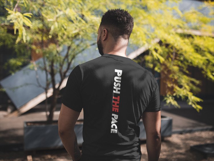 Load image into Gallery viewer, The Rock Push the Pace Team Bring It Mens Black T-shirt Sports Mem, Cards & Fan Shop > Fan Apparel & Souvenirs > Wrestling by Hybrid Tees | Extreme Wrestling Shirts