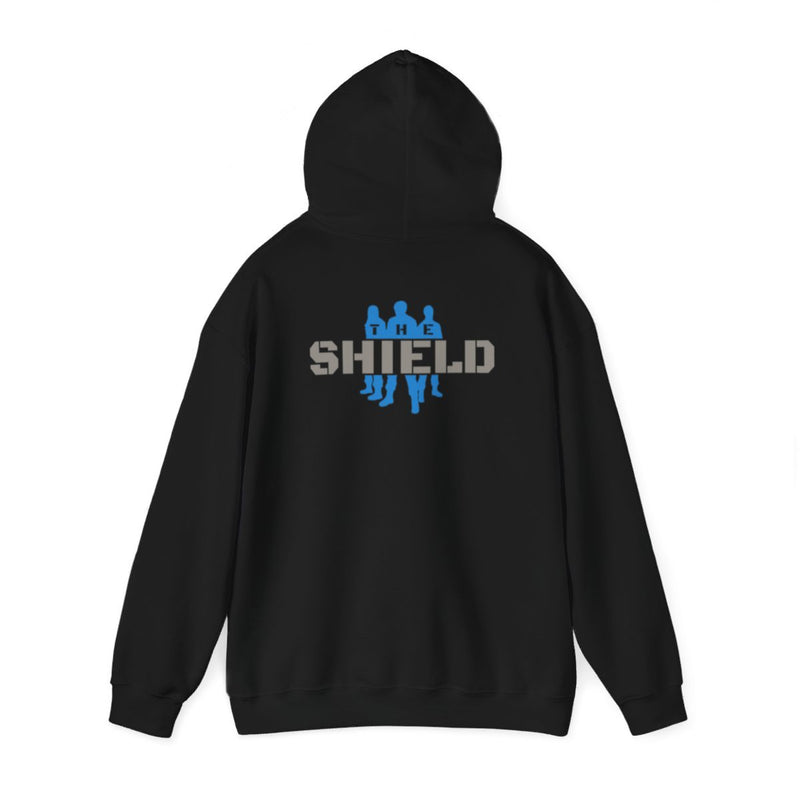Load image into Gallery viewer, The Shield Hounds of Justice Mens Black Hoody Sweatshirt by EWS | Extreme Wrestling Shirts