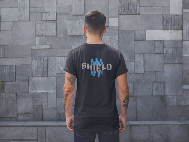 Load image into Gallery viewer, The Shield Hounds of Justice Mens Black T-shirt Sports Mem, Cards & Fan Shop > Fan Apparel & Souvenirs > Wrestling by Hybrid Tees | Extreme Wrestling Shirts