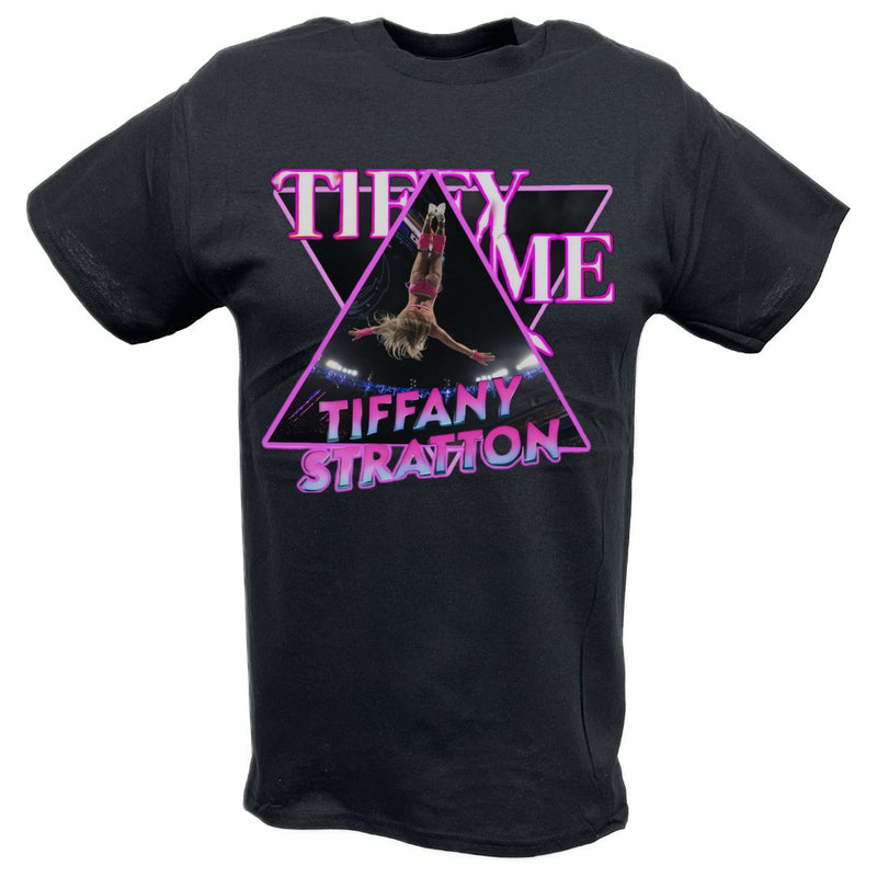Load image into Gallery viewer, Tiffany Stratton Tiffy Time Black T-shirt by EWS | Extreme Wrestling Shirts