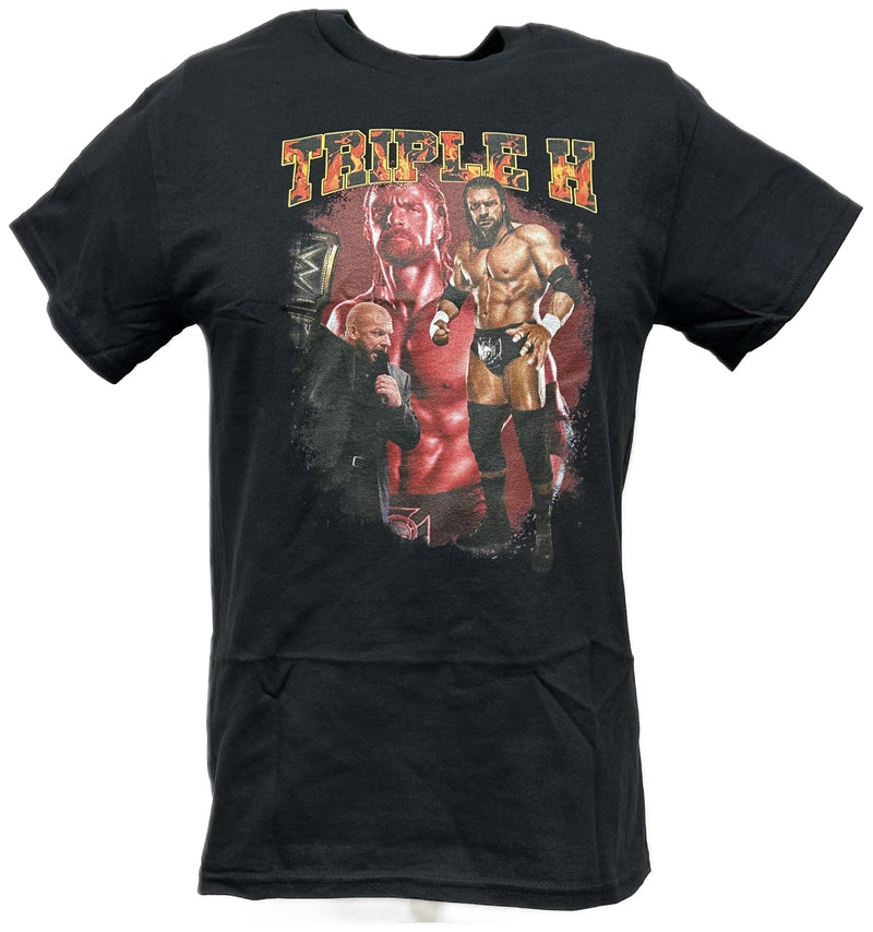 Load image into Gallery viewer, Triple H Authority Pro Wrestling Mens Black WWE T-shirt by WWE | Extreme Wrestling Shirts