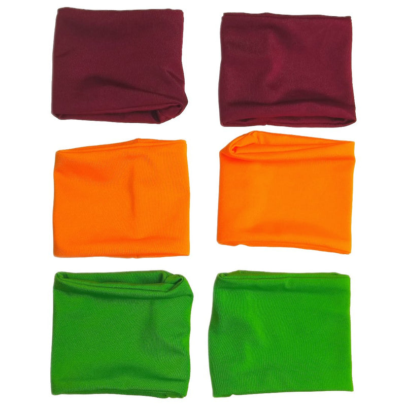 Load image into Gallery viewer, Ultimate Warrior Multicolor Tassels and Wristbands Set of 2 Costume by WWE | Extreme Wrestling Shirts