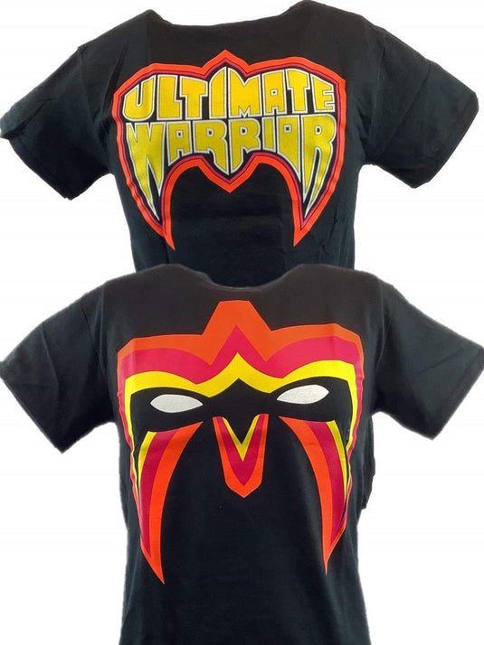 Ultimate Warrior Parts Unknown Mask Mens Black T-shirt Sports Mem, Cards & Fan Shop > Fan Apparel & Souvenirs > Wrestling by Hybrid Tees | Extreme Wrestling Shirts