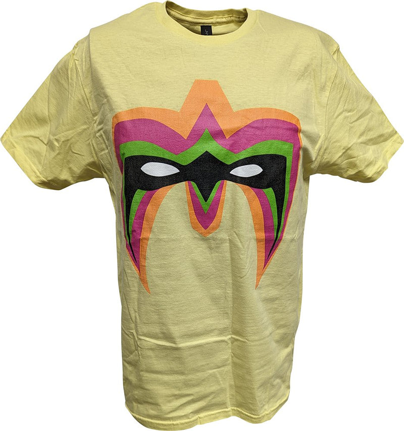 Load image into Gallery viewer, Ultimate Warrior Parts Unknown Mens Yellow T-shirt by WWE | Extreme Wrestling Shirts