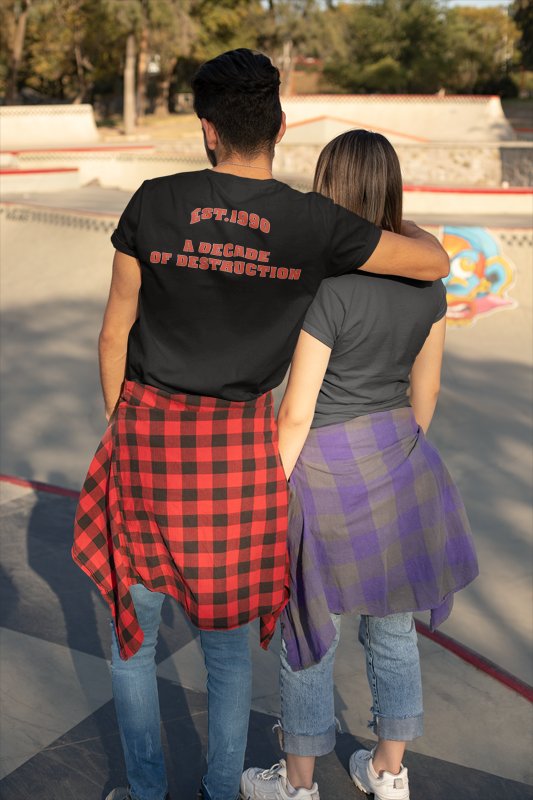 Load image into Gallery viewer, UNDERTAKER Deadman Inc Decade of Destruction T-shirt Sports Mem, Cards & Fan Shop > Fan Apparel & Souvenirs > Wrestling by Hybrid Tees | Extreme Wrestling Shirts