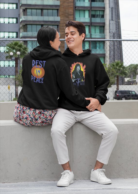 Load image into Gallery viewer, Undertaker Rest In Peace Mens Black Hoody Sweatshirt by EWS | Extreme Wrestling Shirts