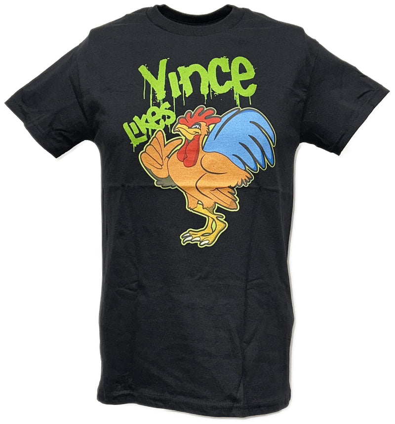 Load image into Gallery viewer, Vince Mcmahon Loves Rooster DX D-Generation X Mens Black T-shirt by EWS | Extreme Wrestling Shirts