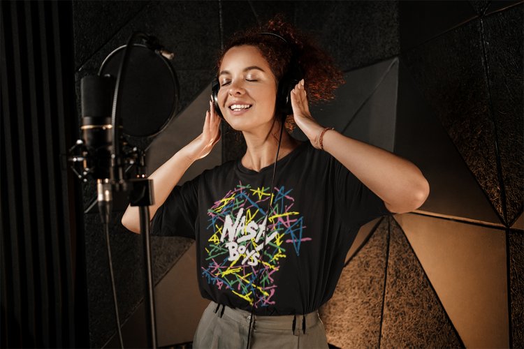 Load image into Gallery viewer, WCW The Nasty Boyz Gettin Nasty Baby Mens Black T-shirt by EWS | Extreme Wrestling Shirts