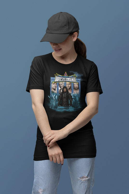 Wrestlemania 30 WWE Undertaker Batista Daniel Bryan Swamp T-shirt Sports Mem, Cards & Fan Shop > Fan Apparel & Souvenirs > Wrestling by EWS | Extreme Wrestling Shirts