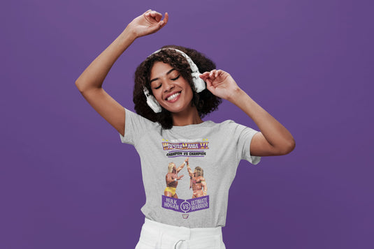 Wrestlemania 6 Hulk Hogan Ultimate Warrior T-shirt Sports Mem, Cards & Fan Shop > Fan Apparel & Souvenirs > Wrestling by EWS | Extreme Wrestling Shirts
