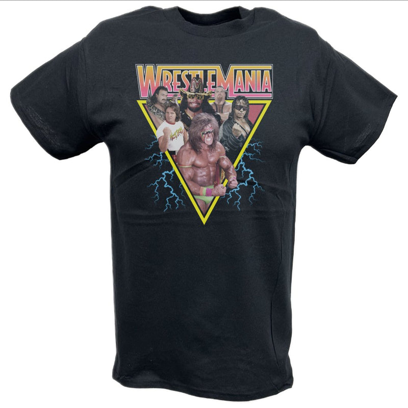 Load image into Gallery viewer, Wrestlemania Legends Ultimate Warrior Macho Man T-shirt by WWE | Extreme Wrestling Shirts