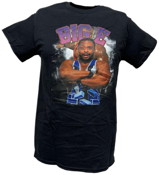WWE Big E New Day Arms Folded Mens Black T-shirt by WWE | Extreme Wrestling Shirts