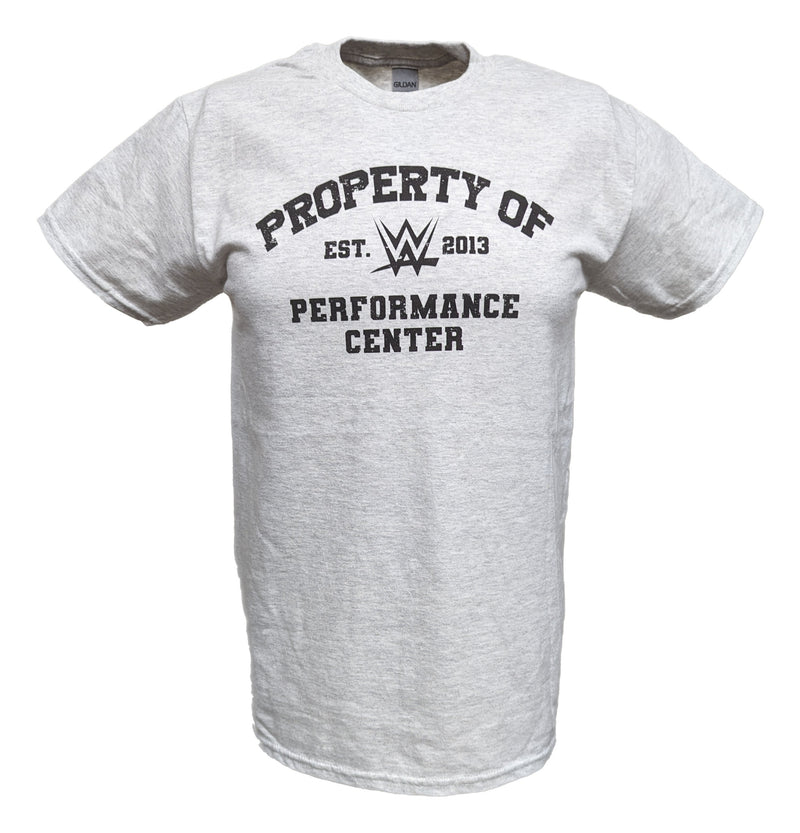Load image into Gallery viewer, WWE Property of Performance Center Mens Gray T-shirt Est 2013 by EWS | Extreme Wrestling Shirts