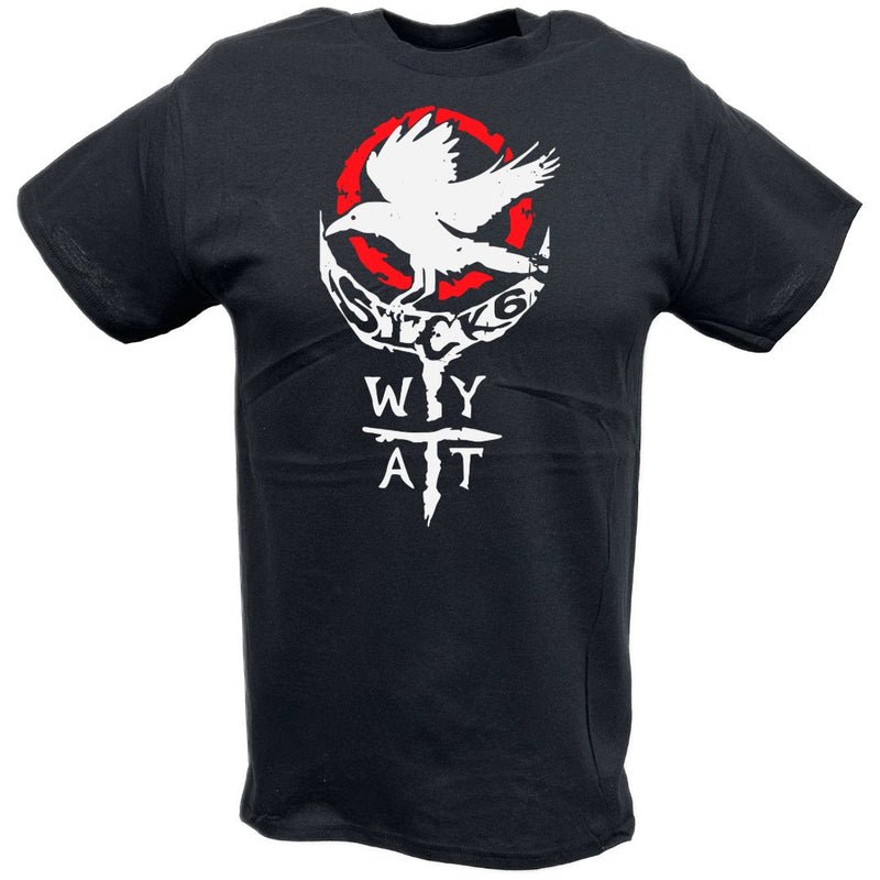 Load image into Gallery viewer, Wyatt Sicks 6 White Crow T-shirt by EWS | Extreme Wrestling Shirts