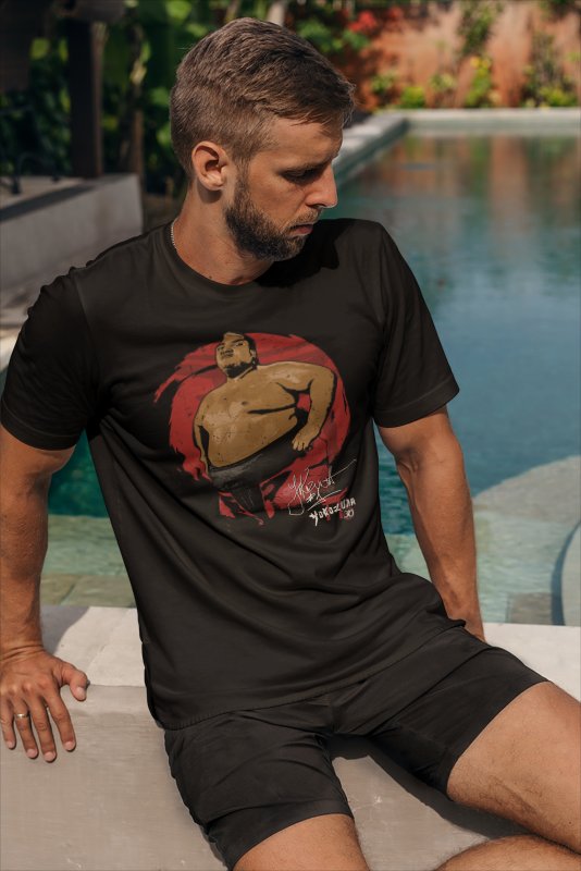 Load image into Gallery viewer, Yokozuna 30th Anniversary BlackT-shirt by EWS | Extreme Wrestling Shirts