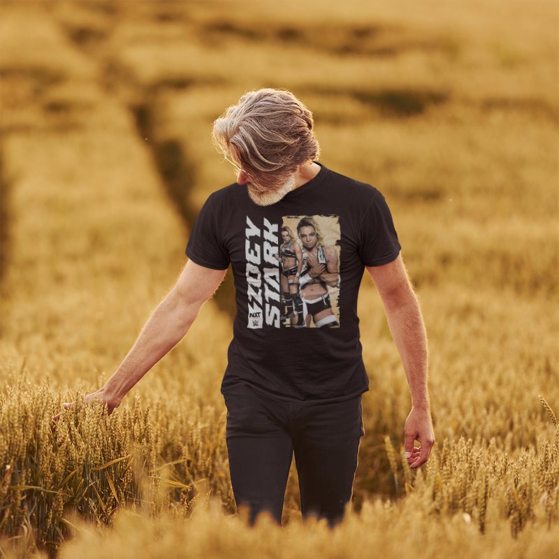 Load image into Gallery viewer, Zoey Stark Vertical Pose BlackT-shirt by EWS | Extreme Wrestling Shirts