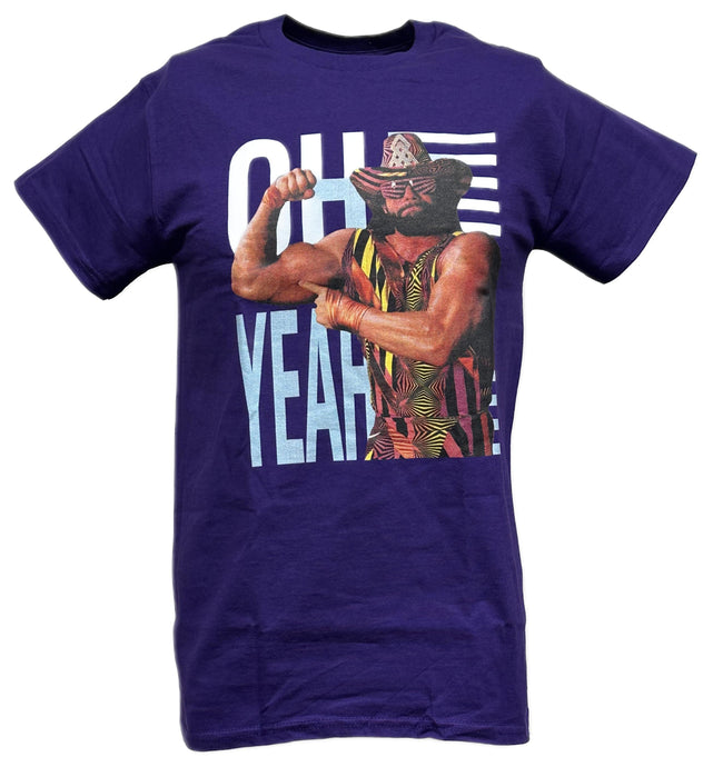 Macho Man Randy Savage Gun Show Mens Purple T-shirt