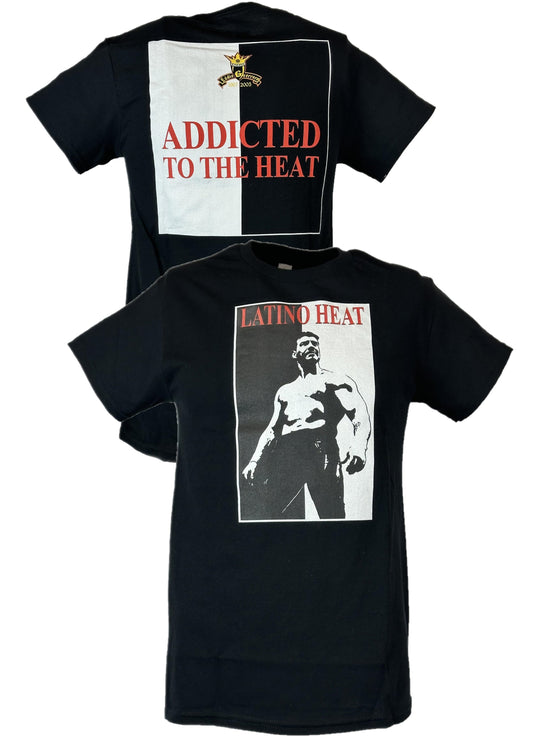 Eddie Guerrero WWE Scarface Addicted to the Heat Mens Black T-shirt