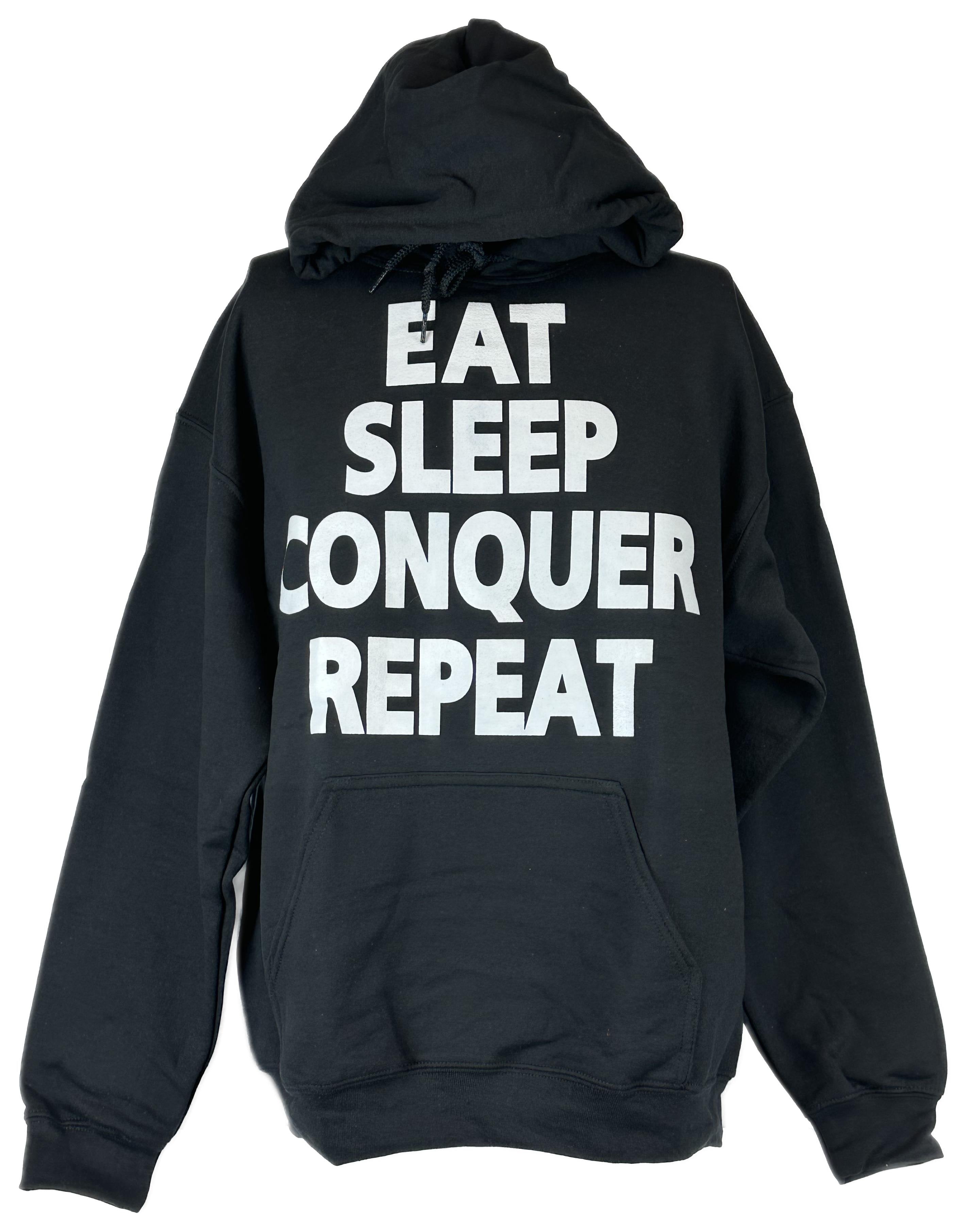 Brock Lesnar Eat Sleep Conquer Repeat Pullover Hoody Sweatshirt New –  Extreme Wrestling Shirts
