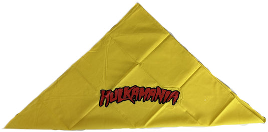 Hulk Hogan Hulkamania Yellow T-shirt Bandana Boa Glasses Costume