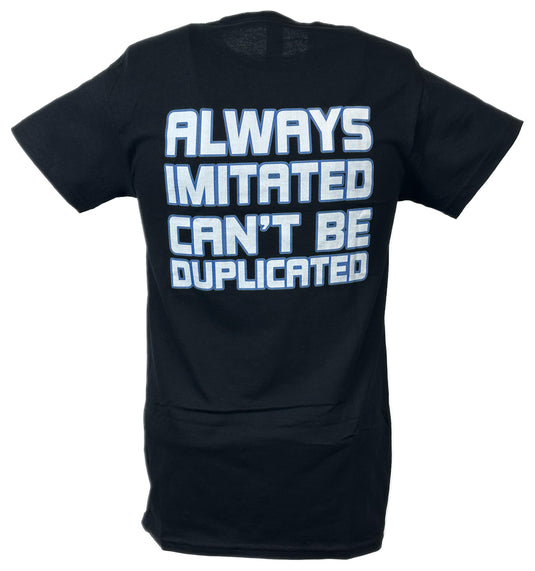 Chris Jericho Always Imitated Can't Be Duplicated Y2J Black T-shirt