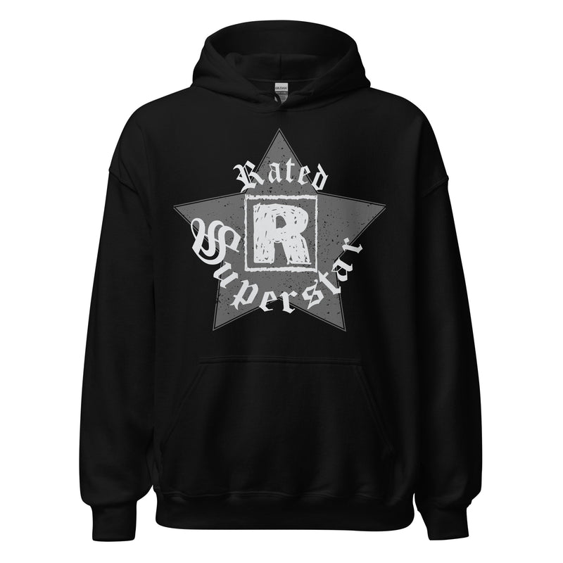 Load image into Gallery viewer, Edge Rated R Superstar Mens Black Pullover Hoody Sweatshirt
