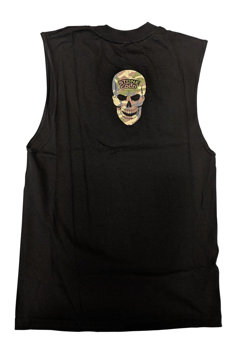 Load image into Gallery viewer, Stone Cold Steve Austin Camo Raise Hell Leave Mens Sleeveless T-shirt
