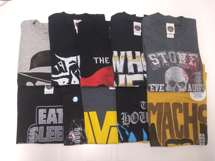10 Men Size Small WWE T-shirts | Cena Orton Undertaker The Rock Lot 2 S by EWS | Extreme Wrestling Shirts