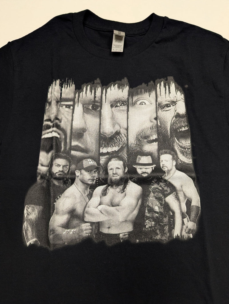 Load image into Gallery viewer, 10 Men Size Small WWE T-shirts | Cena Orton Undertaker The Rock Lot 2 S by EWS | Extreme Wrestling Shirts
