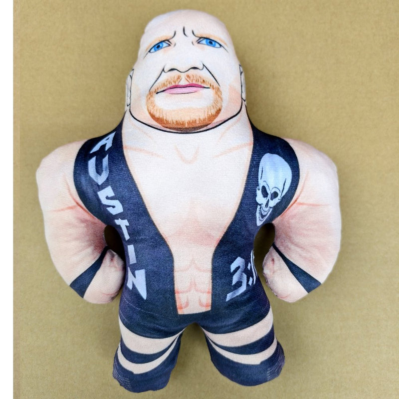 Load image into Gallery viewer, 11" WWE Superstars Plush Doll Stone Cold Steve Austin by EWS | Extreme Wrestling Shirts
