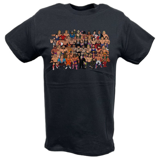 1991 Full Roster Attitude Era T-shirt by EWS | Extreme Wrestling Shirts