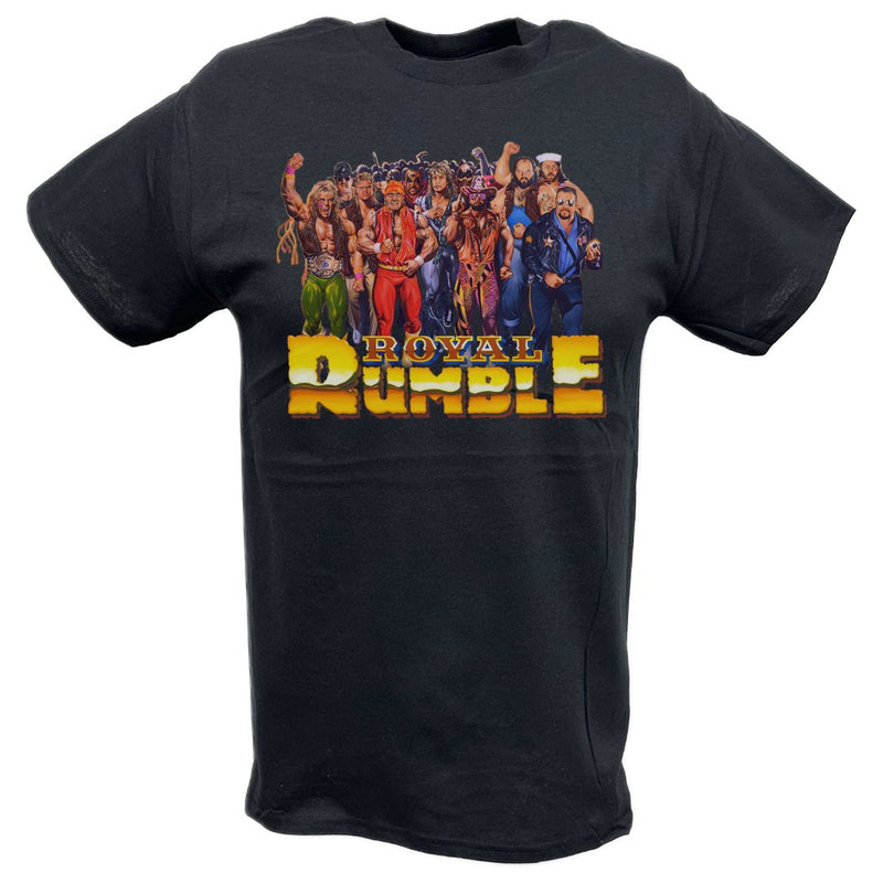 Load image into Gallery viewer, 1991 Royal Rumble Hulk Hogan Ultimate Warrior Macho Man T-shirt by EWS | Extreme Wrestling Shirts
