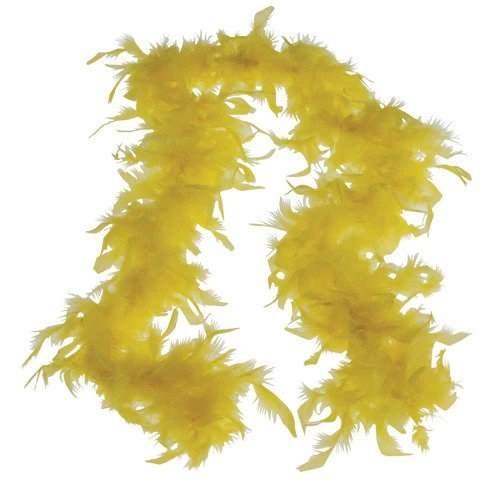 4ft Gold Yellow Boa for Hulk Hogan Costume (Yellow) by EWS | Extreme Wrestling Shirts