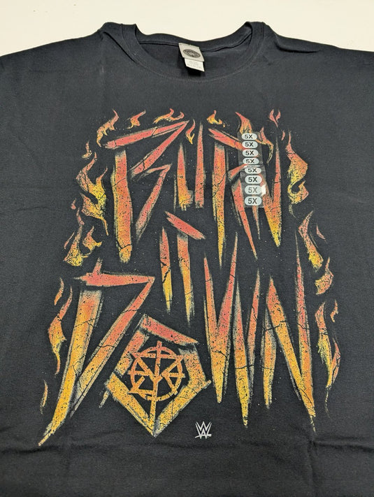 6 Men Size 5XL WWE T-shirts | Cena Orton Undertaker The Rock Lot 1 5XL by EWS | Extreme Wrestling Shirts