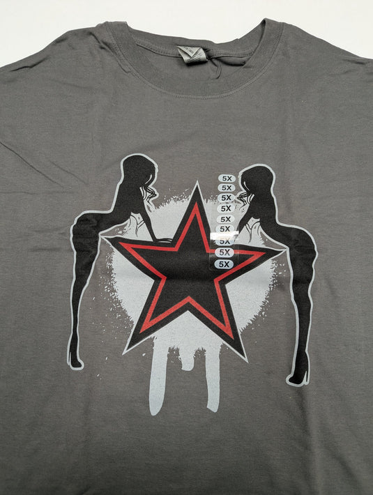 6 Men Size 5XL WWE T-shirts | Cena Orton Undertaker The Rock Lot 2 5XL by EWS | Extreme Wrestling Shirts