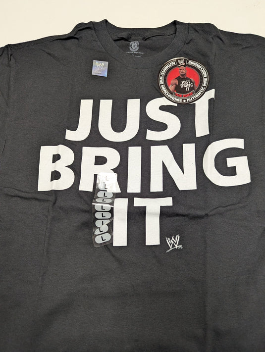 8 Men Size Large WWE T-shirts | Cena Orton Undertaker The Rock Lot 1 L by EWS | Extreme Wrestling Shirts