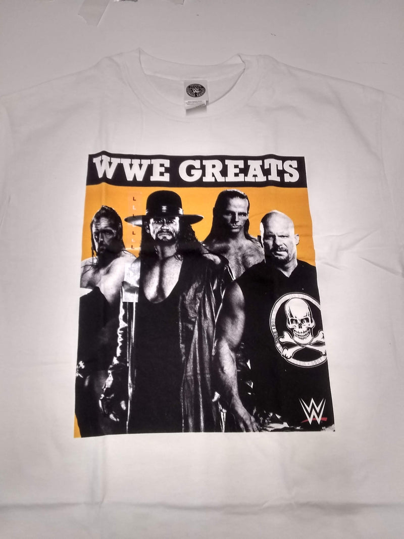 Load image into Gallery viewer, 8 Men Size Large WWE T-shirts | Cena Orton Undertaker The Rock Lot 2 L by EWS | Extreme Wrestling Shirts
