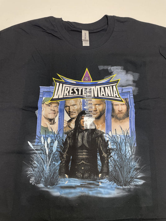 8 Men Size X-Large WWE T-shirts | Cena Orton Undertaker The Rock Lot 1 by EWS | Extreme Wrestling Shirts
